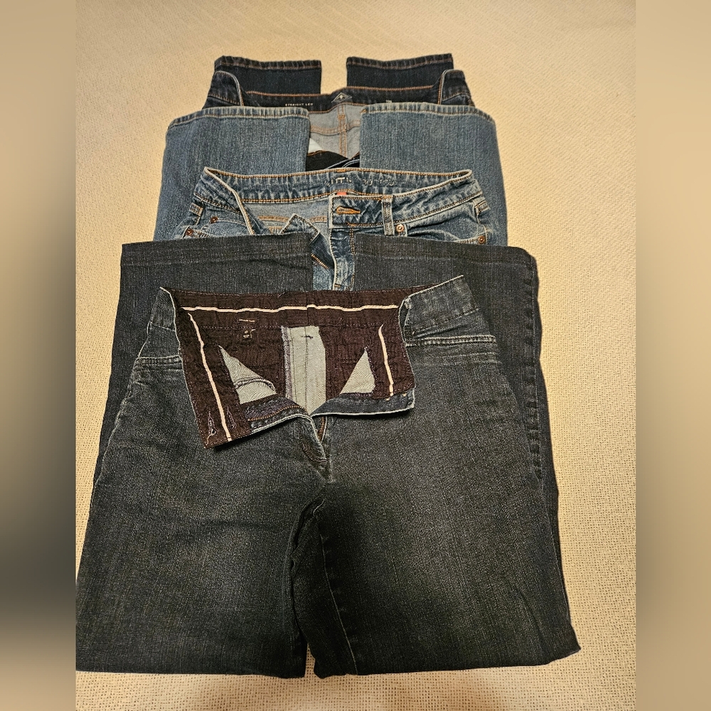 3 pair of women's jeans, 10p